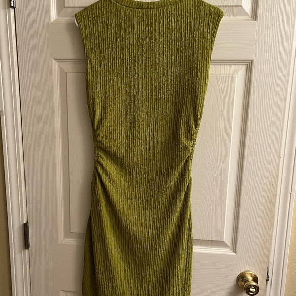 SHEIN~OLIVE DRESS~SLEEVELESS~ - Picture 2 of 8